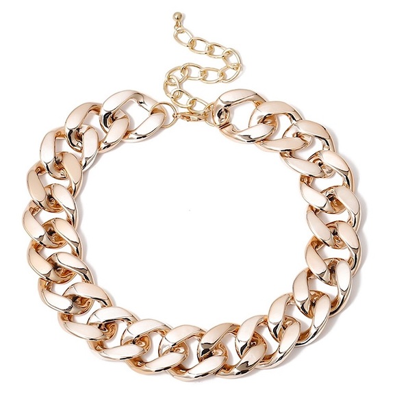 ⚜️[𝟯𝟬%𝗢𝗙𝗙|𝗯𝘂𝗻𝗱𝗹𝗲𝘀 𝟯+]⚜️Big Link Gold Choker NEW - Picture 5 of 7